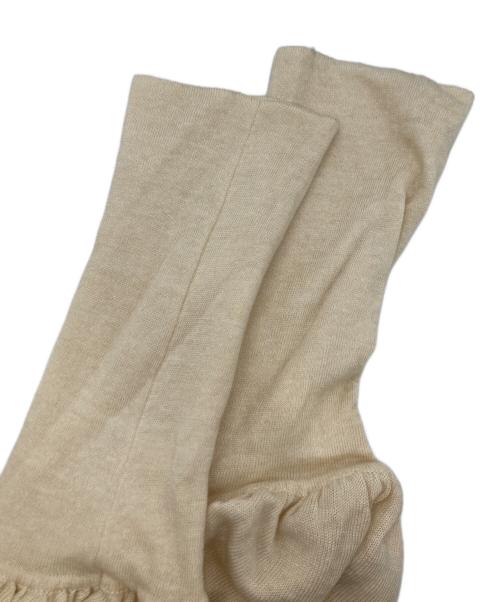 BOTTEGA VENETA（ボッテガベネタ）BOTTEGA VENETA (ボッテガベネタ) リネンシルクブレンドカーディガン ベージュ サイズ:Lの古着・服飾アイテム