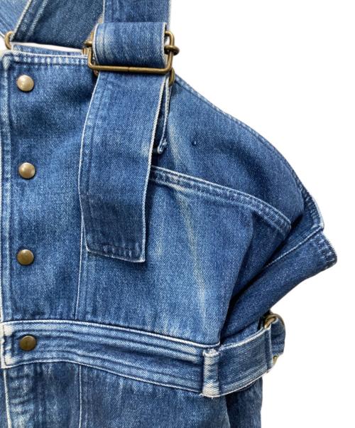 HAI SPORTING GEAR（ハイスポーツギア）HAI SPORTING GEAR (ハイスポーツギア) MIYAKE DESIGN STUDIO (ミヤケ デザイン スタジオ) デニムオーバーオール インディゴ サイズ:Mの古着・服飾アイテム