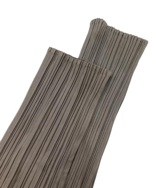 PLEATS PLEASE（プリーツプリーズ）PLEATS PLEASE (プリーツプリーズ) プリーツカーディガン グレー サイズ:４の古着・服飾アイテム