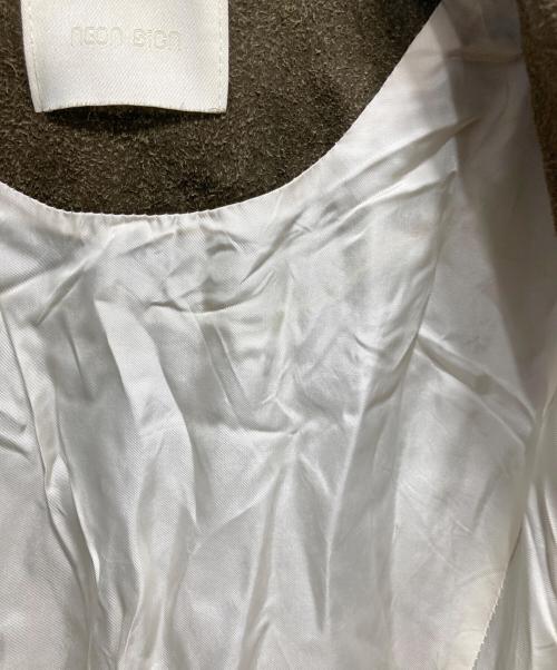 NEON SIGN（ネオンサイン）NEON SIGN (ネオンサイン) スエードオーバーサイズライダースジャケット オリーブ サイズ:Ｓの古着・服飾アイテム