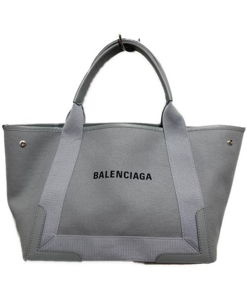 BALENCIAGA（バレンシアガ）BALENCIAGA (バレンシアガ) カバスモールキャンバストートバッグ グレー サイズ:-の古着・服飾アイテム