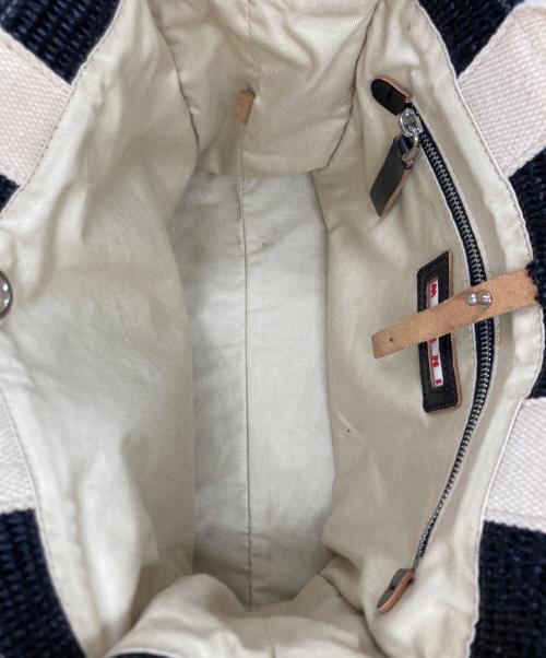 MARNI（マルニ）MARNI (マルニ) ブラックショッピングバッグ ブラック×ベージュ サイズ:-の古着・服飾アイテム