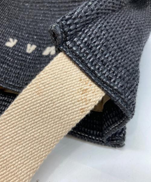 MARNI（マルニ）MARNI (マルニ) ブラックショッピングバッグ ブラック×ベージュ サイズ:-の古着・服飾アイテム