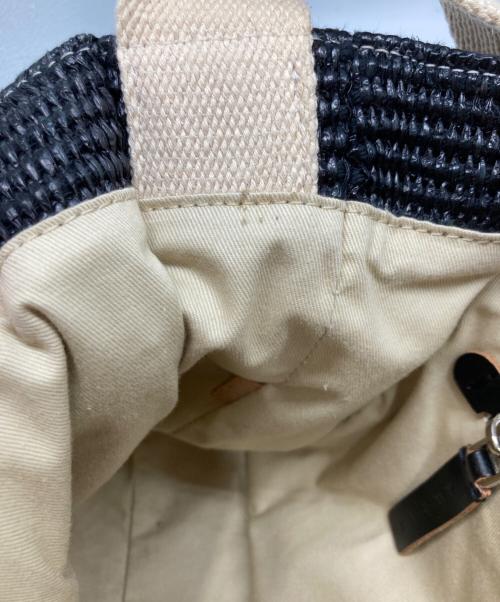 MARNI（マルニ）MARNI (マルニ) ブラックショッピングバッグ ブラック×ベージュ サイズ:-の古着・服飾アイテム