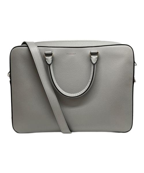 BURBERRY LONDON ENGLAND（バーバリー ロンドン イングランド）BURBERRY LONDON ENGLAND (バーバリー ロンドン イングランド) グレイニーレザーブリーフケース グレー サイズ:-の古着・服飾アイテム