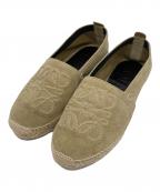 LOEWEロエベ）の古着「アナグラムスエードエスパドリーユ」｜ベージュ