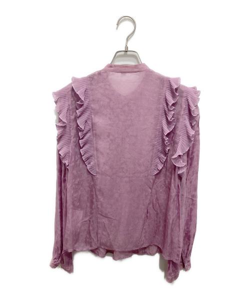 JILL STUART（ジルスチュアート）JILL STUART (ジルスチュアート) クララジャガードブラウス ピンク サイズ:Sの古着・服飾アイテム