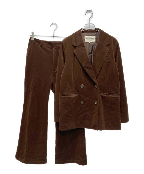 RAY BEAMS（レイ ビームス）RAY BEAMS (レイ ビームス) コーデュロイセットアップ ブラウン サイズ:Sの古着・服飾アイテム