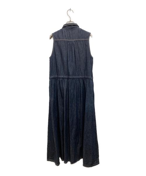 To b. by agnes b.（トゥービー バイ アニエスベー）To b. by agnes b. (トゥービー バイ アニエスベー) デニムシャツワンピース ネイビー サイズ:38の古着・服飾アイテム