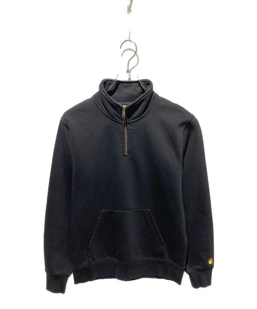 CarHartt（カーハート）CarHartt (カーハート) ハーフジップスウェット ブラック サイズ:Sの古着・服飾アイテム
