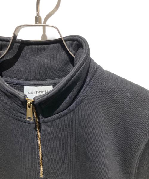 CarHartt（カーハート）CarHartt (カーハート) ハーフジップスウェット ブラック サイズ:Sの古着・服飾アイテム