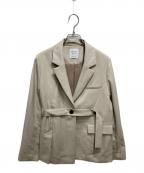 UNITED TOKYOユナイテッドトーキョー）の古着「リネンライクハーフカラージャケット」｜ベージュ