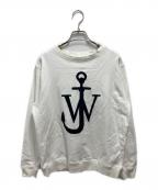 J.W.ANDERSONジェイダブリューアンダーソン）の古着「ロゴ刺繍スウェット」｜ホワイト