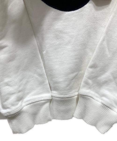 J.W.ANDERSON（ジェイダブリューアンダーソン）J.W.ANDERSON (ジェイダブリューアンダーソン) ロゴ刺繍スウェット ホワイト サイズ:Mの古着・服飾アイテム