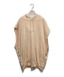 Acne studios（アクネ ストゥディオズ）の古着「ノースリーブプルオーバーパーカー」｜ピンク