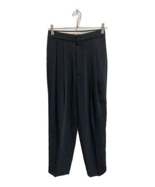 ENFOLD（エンフォルド）ENFOLD (エンフォルド) ジョーゼットルーズタックパンツ ネイビー サイズ:38の古着・服飾アイテム