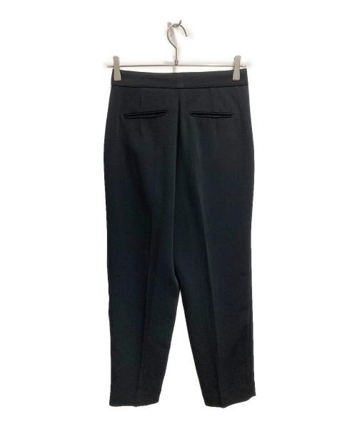 ENFOLD（エンフォルド）ENFOLD (エンフォルド) ジョーゼットルーズタックパンツ ネイビー サイズ:38の古着・服飾アイテム