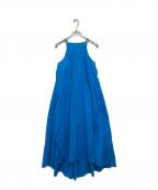 ENFOLDエンフォルド）の古着「ダブルガーゼ キャミソール ワンピース」｜ブルー