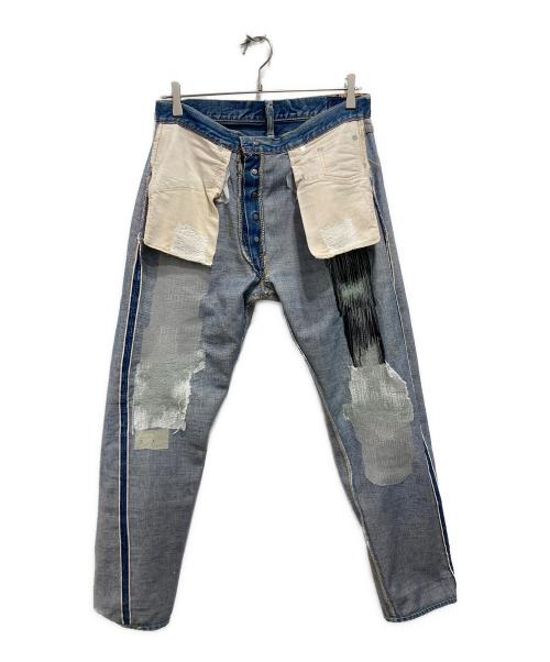LEVI'S（リーバイス）LEVI'S (リーバイス) BIG E 前期デニムパンツ/ボタン裏6 ビッグE 足長R Vステッチ BIGE インディゴ サイズ:-の古着・服飾アイテム