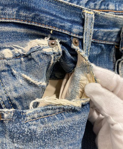 LEVI'S（リーバイス）LEVI'S (リーバイス) BIG E 前期デニムパンツ/ボタン裏6 ビッグE 足長R Vステッチ BIGE インディゴ サイズ:-の古着・服飾アイテム