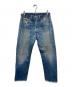 LEVI'S（リーバイス）の古着「BIG E 前期デニムパンツ/ボタン裏6 ビッグE 足長R Vステッチ BIGE」｜インディゴ