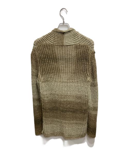 ROBERTO COLLINA（ロベルトコリーナ）ROBERTO COLLINA (ロベルトコリーナ) メッシュカーディガン ブラウン サイズ:48の古着・服飾アイテム