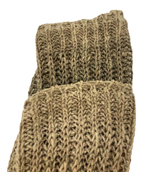 ROBERTO COLLINA（ロベルトコリーナ）ROBERTO COLLINA (ロベルトコリーナ) メッシュカーディガン ブラウン サイズ:48の古着・服飾アイテム