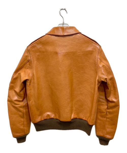THE FEW（ザ・フュー）THE FEW (ザ・フュー) ROUGH WEAR復刻/TYPE A-2カウハイドレザーフライトジャケット ブラウン サイズ:42の古着・服飾アイテム