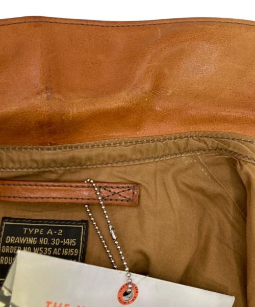 THE FEW（ザ・フュー）THE FEW (ザ・フュー) ROUGH WEAR復刻/TYPE A-2カウハイドレザーフライトジャケット ブラウン サイズ:42の古着・服飾アイテム