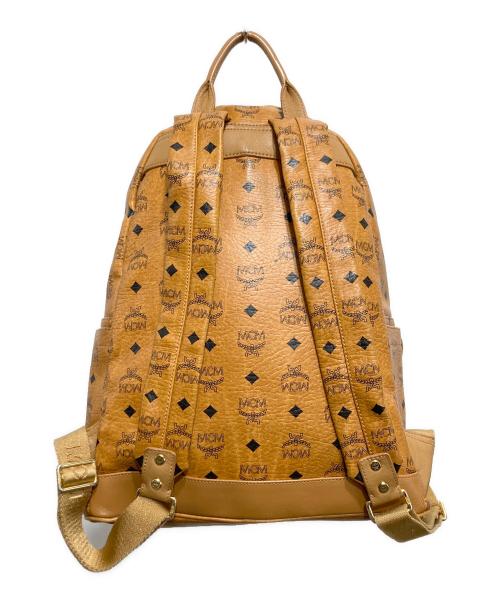 MCM（エムシーエム）MCM (エムシーエム) ヴィセトススタッズパックパック ブラウンの古着・服飾アイテム