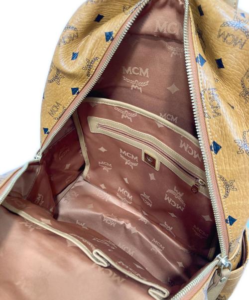 MCM（エムシーエム）MCM (エムシーエム) ヴィセトススタッズパックパック ブラウンの古着・服飾アイテム