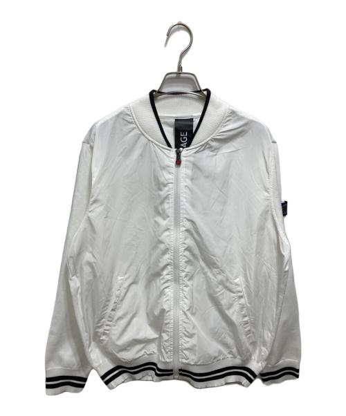 G-Stage（ジーステージ）G-Stage (ジーステージ) MA-1 ニットコンビ ホワイト サイズ:48の古着・服飾アイテム