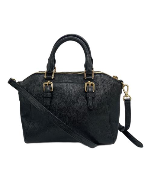 MICHAEL KORS（マイケル・コース）MICHAEL KORS (マイケルコース) ショルダーバッグ ブラック×レオパードの古着・服飾アイテム