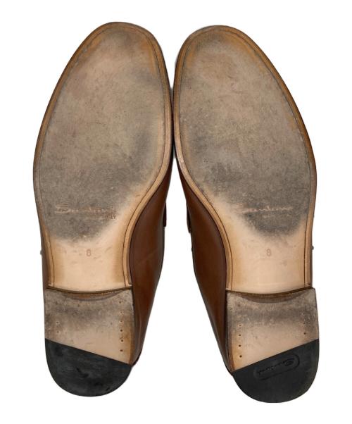 Santoni（サントーニ）Santoni (サントーニ) コインローファー ブラウン サイズ:UK 8の古着・服飾アイテム