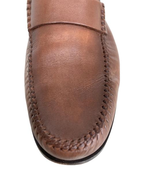 Santoni（サントーニ）Santoni (サントーニ) コインローファー ブラウン サイズ:UK 8の古着・服飾アイテム