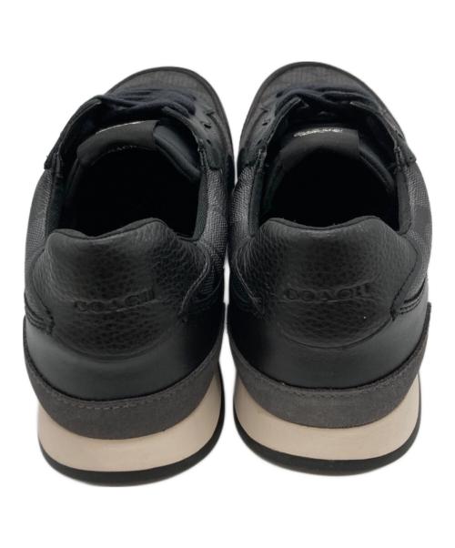 COACH（コーチ）COACH (コーチ) シグネチャローカットスニーカー グレー サイズ:26の古着・服飾アイテム