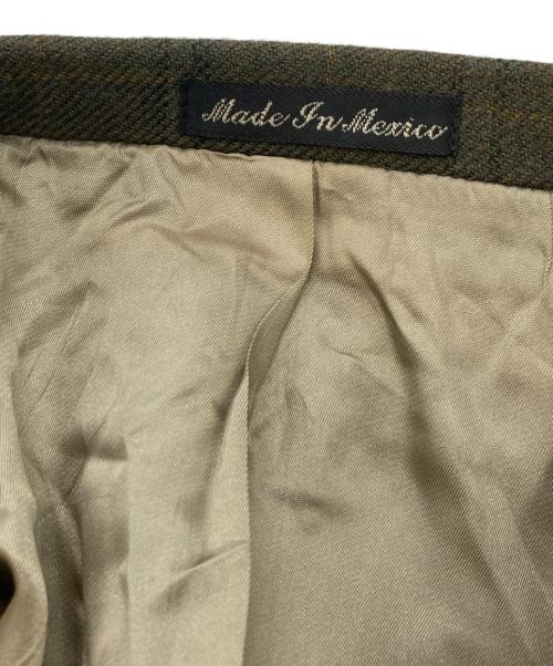 LAUREN RALPH LAUREN（ローレンラルフローレン）LAUREN RALPH LAUREN (ローレンラルフローレン) チェックテーラードジャケット オリーブ サイズ:42Sの古着・服飾アイテム