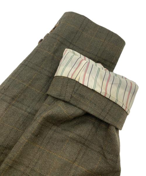 LAUREN RALPH LAUREN（ローレンラルフローレン）LAUREN RALPH LAUREN (ローレンラルフローレン) チェックテーラードジャケット オリーブ サイズ:42Sの古着・服飾アイテム