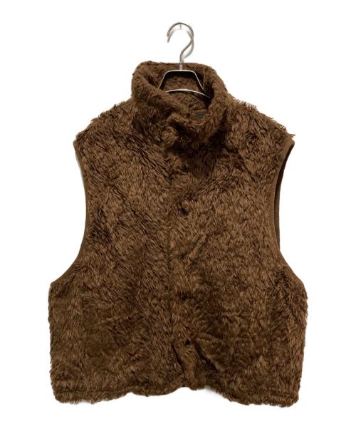 refomed（リフォメッド）refomed (リフォメッド) CASTRO BOA VEST BROWN ブラウン サイズ:Lの古着・服飾アイテム