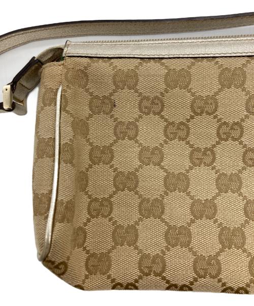 GUCCI（グッチ）GUCCI (グッチ) GGキャンバス･アクセサリーポーチ ハンドバッグ／ワンショルダーバッグ ベージュ サイズ:-の古着・服飾アイテム