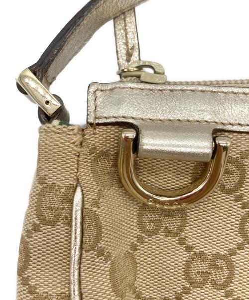 GUCCI（グッチ）GUCCI (グッチ) GGキャンバス･アクセサリーポーチ ハンドバッグ／ワンショルダーバッグ ベージュ サイズ:-の古着・服飾アイテム