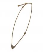 LOUIS VUITTONルイ ヴィトン）の古着「コリエ・エセンシャル V ペルル」｜ゴールド