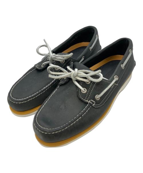 Timberland（ティンバーランド）Timberland (ティンバーランド) デッキシューズ／2 EYE CLASSIC BOAT SHOE モカシン ブラック サイズ:26.5cmの古着・服飾アイテム