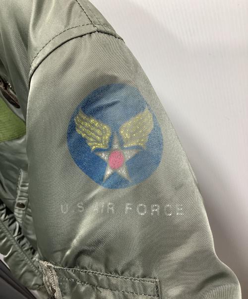 ALPHA INDUSTRIES（アルファインダストリーズ）ALPHA INDUSTRIES (アルファインダストリーズ) MA-1ジャケット グリーン サイズ:36の古着・服飾アイテム