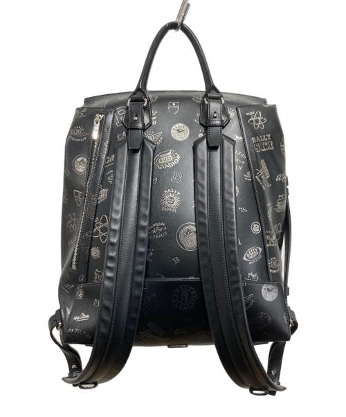 BALLY（バリー）BALLY (バリー) ランダムプリントバックパック ブラック サイズ:-の古着・服飾アイテム