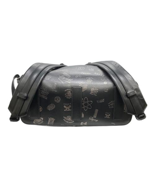 BALLY（バリー）BALLY (バリー) ランダムプリントバックパック ブラック サイズ:-の古着・服飾アイテム