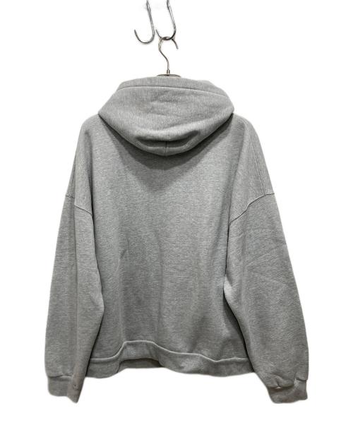 BALENCIAGA（バレンシアガ）BALENCIAGA (バレンシアガ) 22SSスライムロゴプルオーバーパーカー グレー サイズ:Lの古着・服飾アイテム