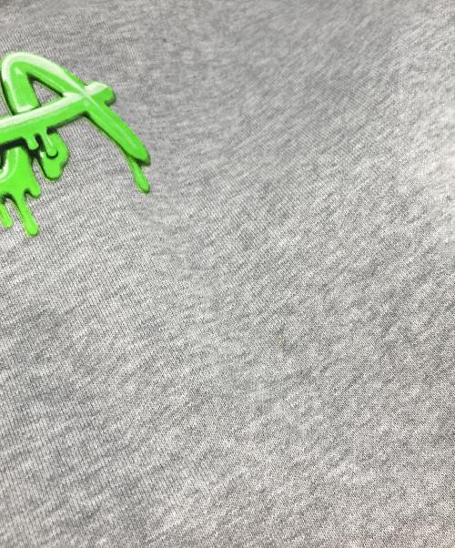 BALENCIAGA（バレンシアガ）BALENCIAGA (バレンシアガ) 22SSスライムロゴプルオーバーパーカー グレー サイズ:Lの古着・服飾アイテム