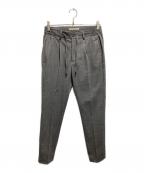 giab's ARCHIVIOジャブス アルキヴィオ）の古着「ストレッチ ブラッシドコットン ノープリーツ リラックスパンツ」｜グレー