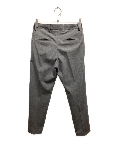 giab's ARCHIVIO（ジャブス アルキヴィオ）giab's ARCHIVIO (ジャブス アルキヴィオ) ストレッチ ブラッシドコットン ノープリーツ リラックスパンツ グレー サイズ:42の古着・服飾アイテム